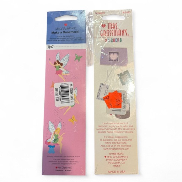 Vintage Mrs. Grossman Misc. Scrapbook Sticker Lot Travel Birthday Auto - Picture 8 of 11